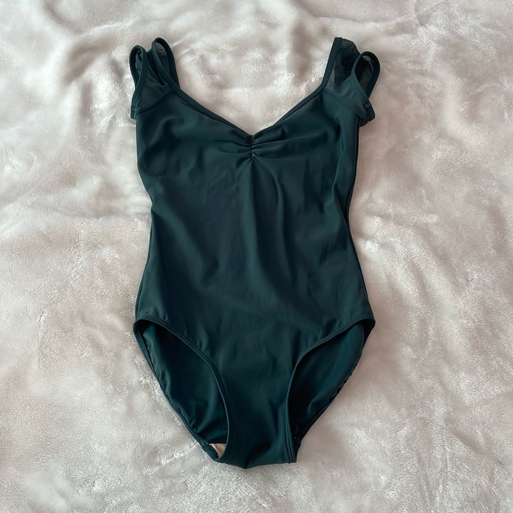 Eleve Dancewear Celine Green Leotard in Small